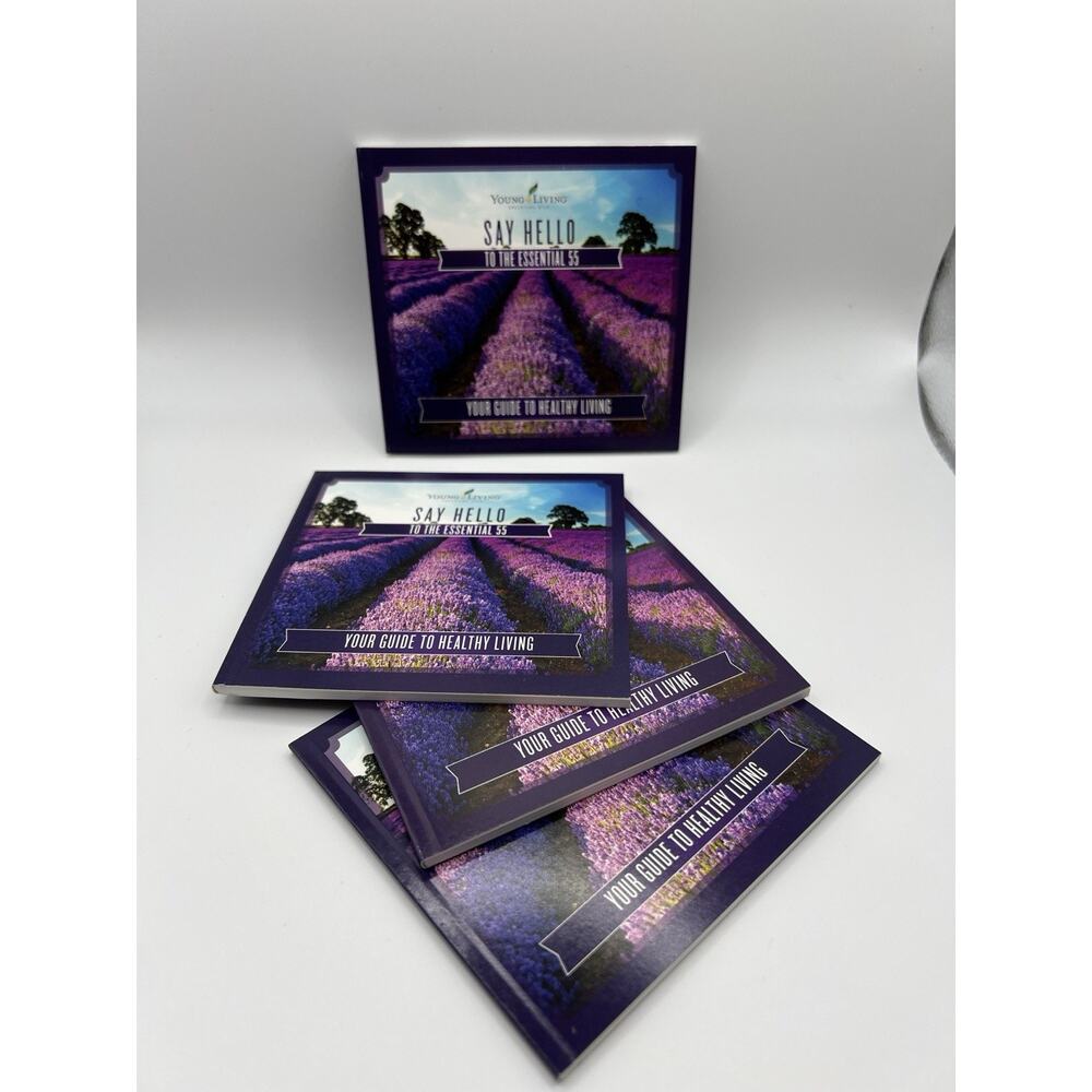 Lot 4 Young Living Essential Oils Essential 55 Healthy Living Guide Booklets